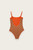 Monogram Swimsuit - Orange