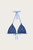Monogram Bikini Top - Blue
