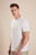 Men's T-Shirt with Bound Collar — White