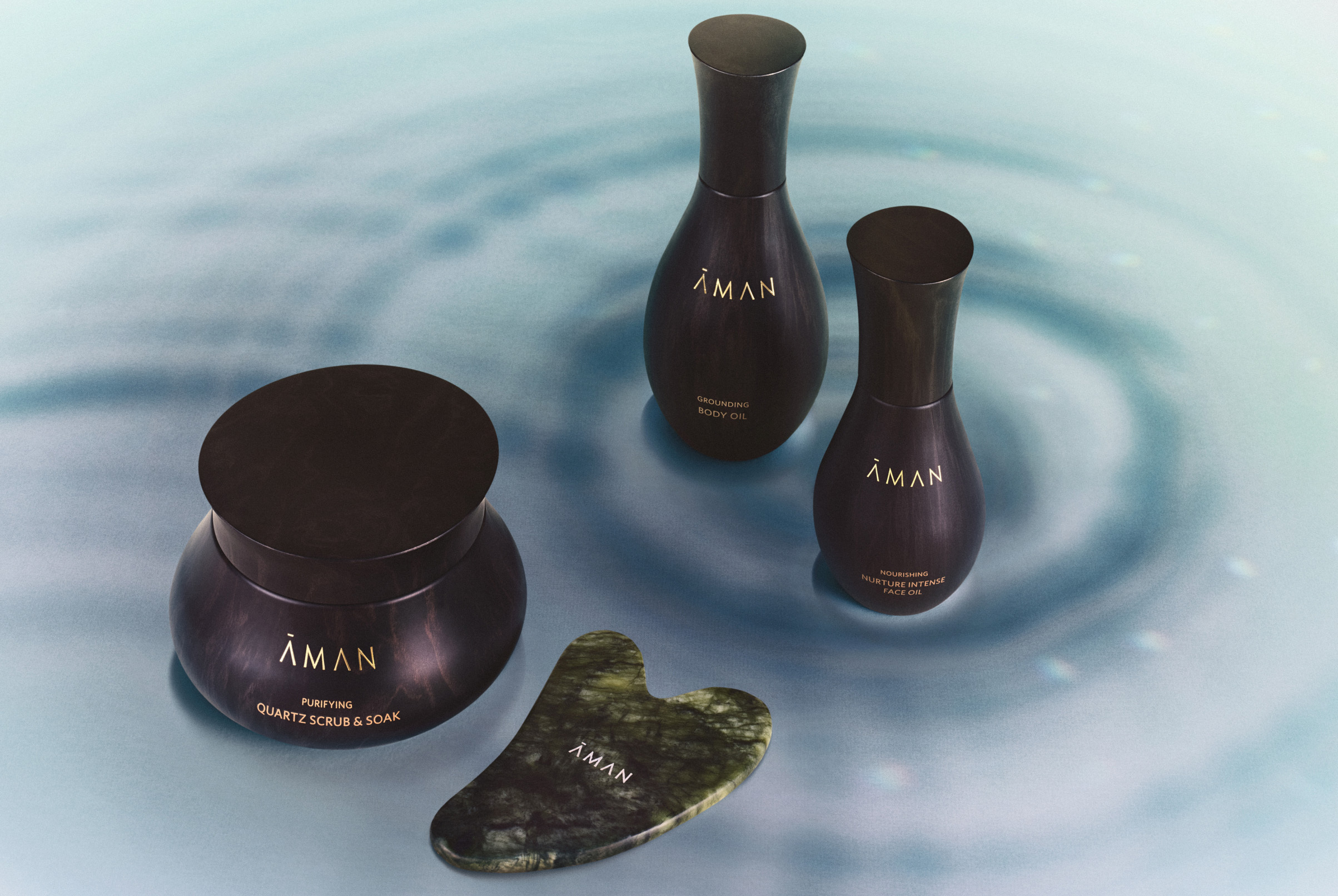 The Face & Body Jade Ritual Set - Aman Essentials