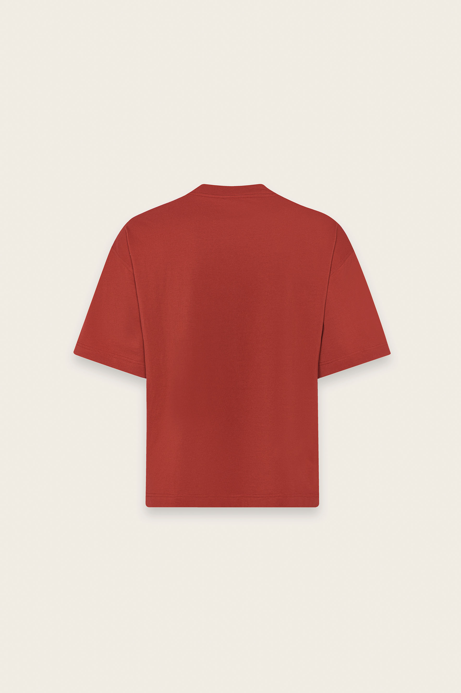 Oversized Tee in Clay - Relaxed Fit Tee - Aman Tennis Club
