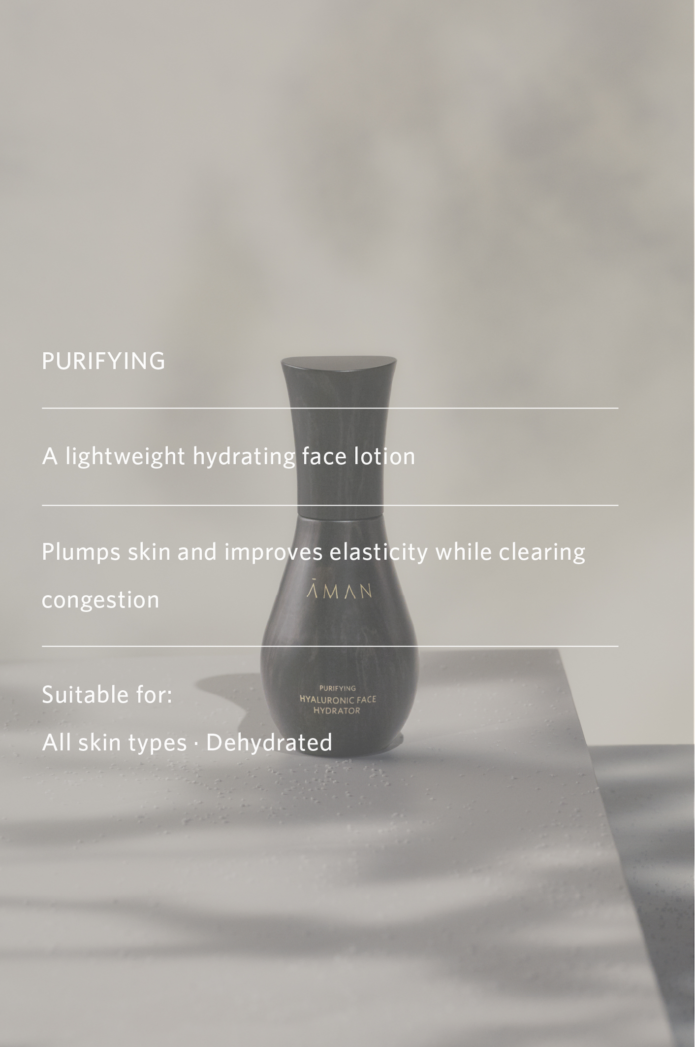 Hyaluronic Face Hydrator - Facial Treatments - Aman Essentials