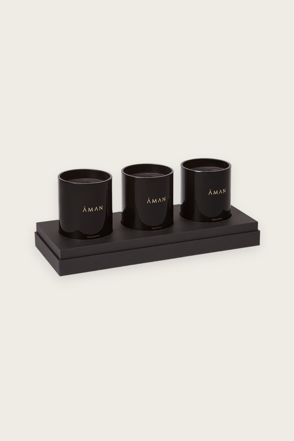 アマン キャンドルトリオ Candle Trio - Spa Candle Gift Set - Aman Essentials