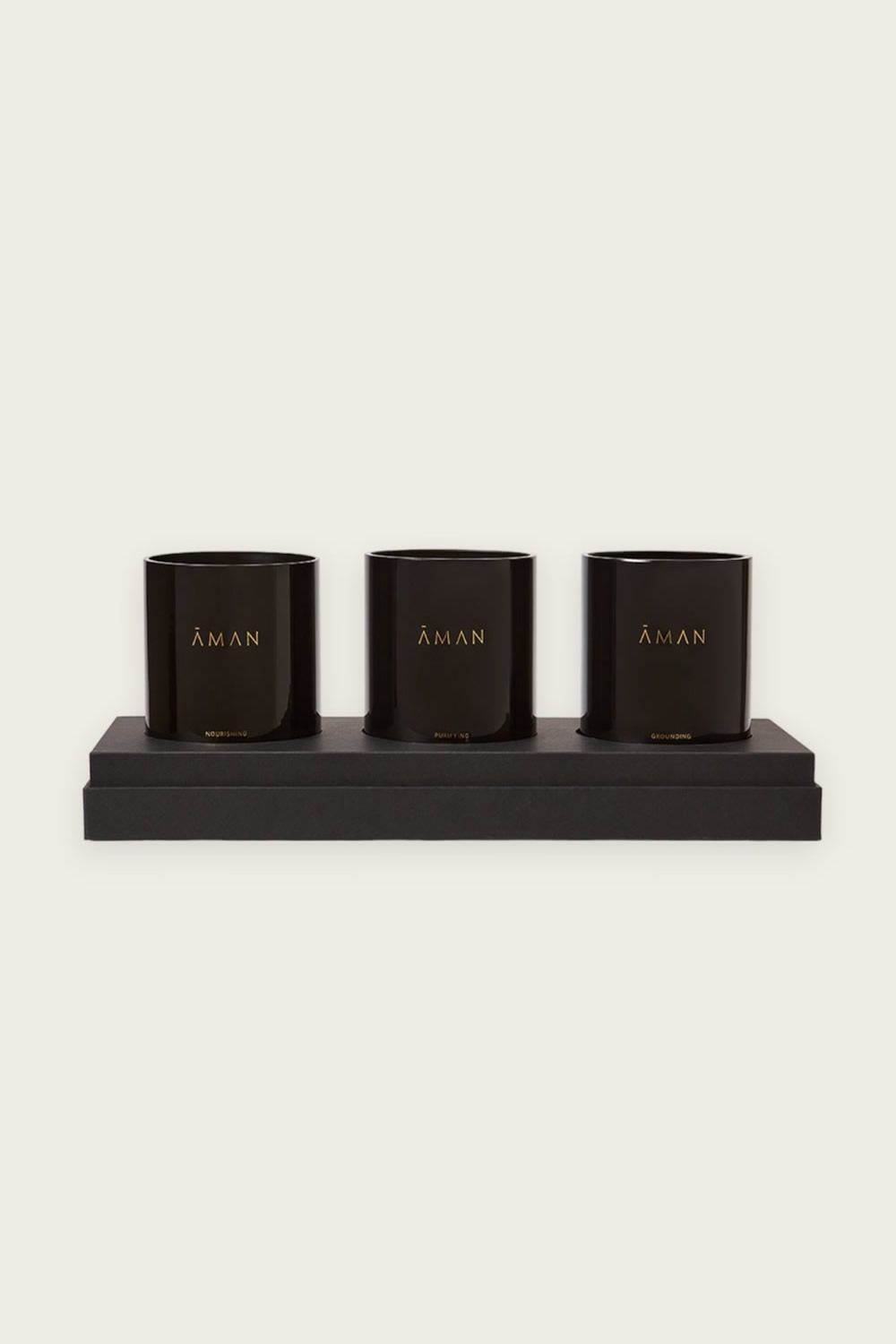 Candle Trio - Spa Candle Gift Set - Aman Essentials