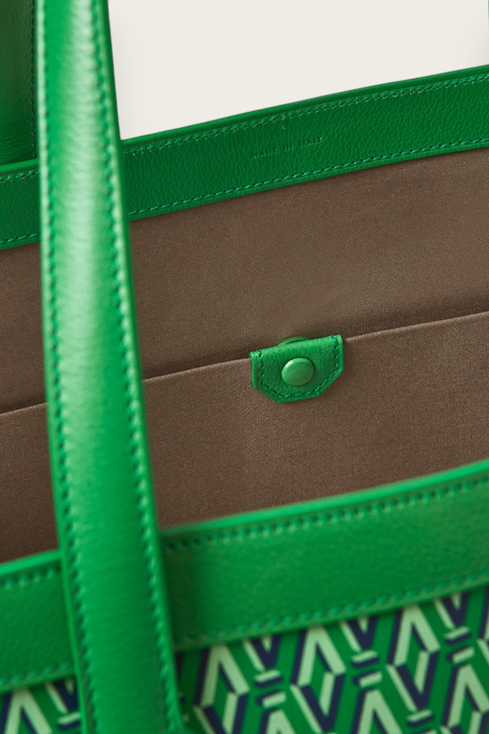 Green Monogram Tote Bag - Luxury Classic Tote