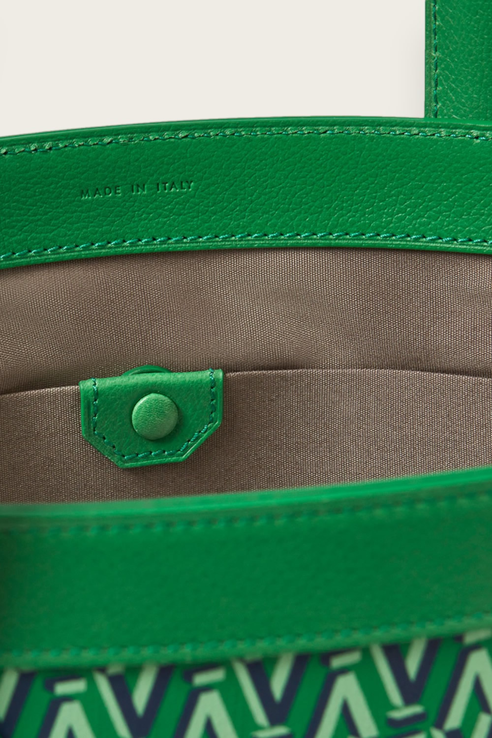 ★TOUT Y EST★ Pia Mini Tote Bag Green 09N1210DKG Green Mini Tote Bag - Luxury Monogram Tote - Aman Essentials