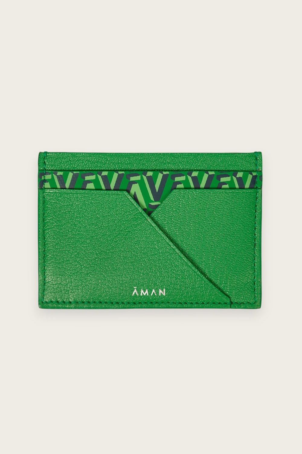 Green Monogram Card Holder - Luxury Credit Card Case