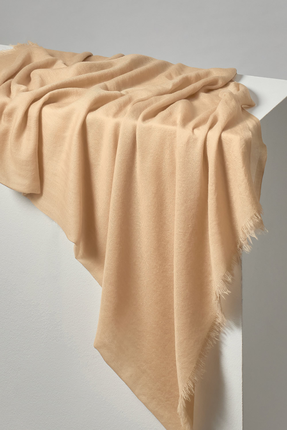 Cashmere Pashmina in Camel - Lightweight Cashmere Scarf