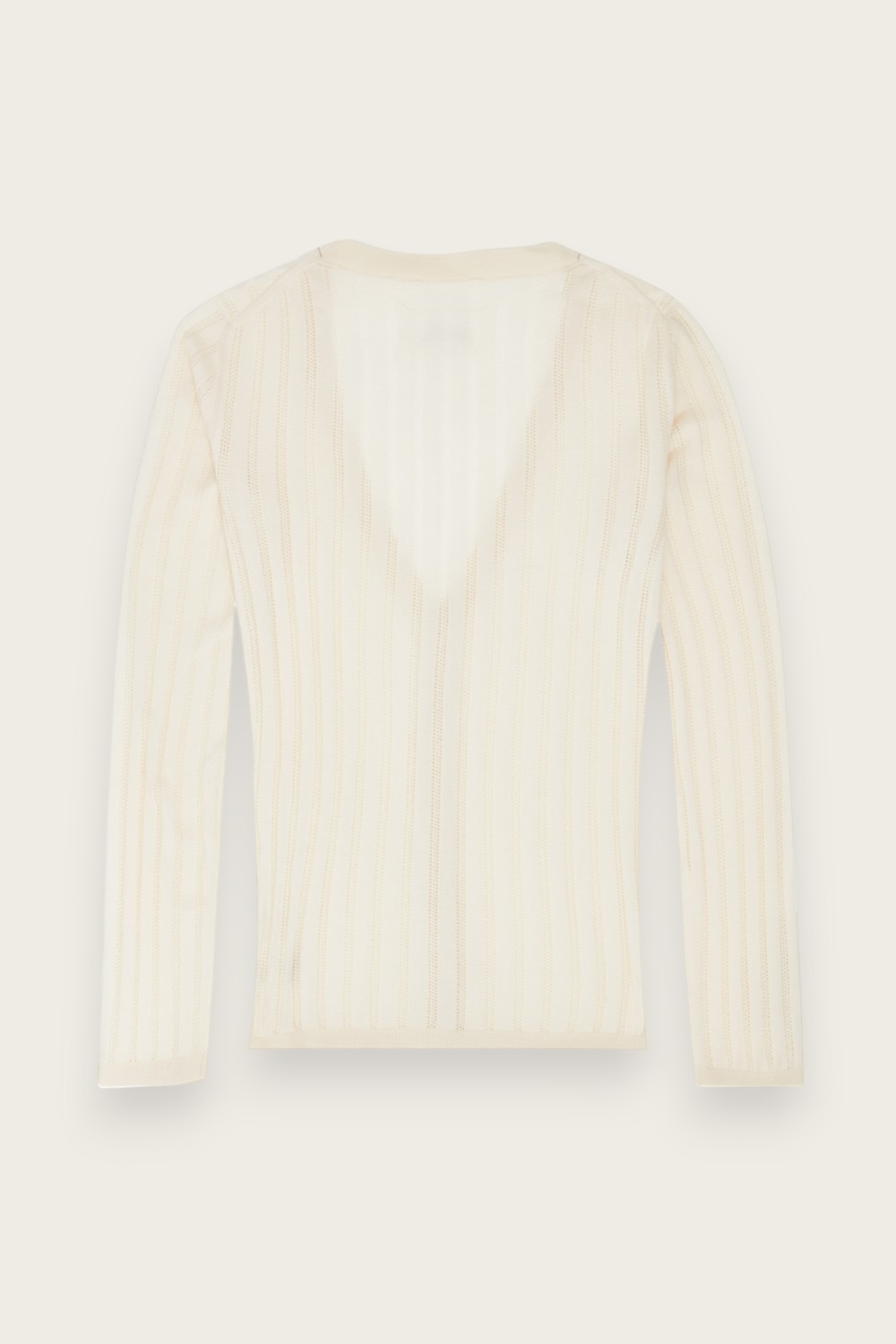 NOTRE émor plume nuance cardigan ivory Ivory Cashmere Cardigan - Stylish and Soft - Aman Essentials