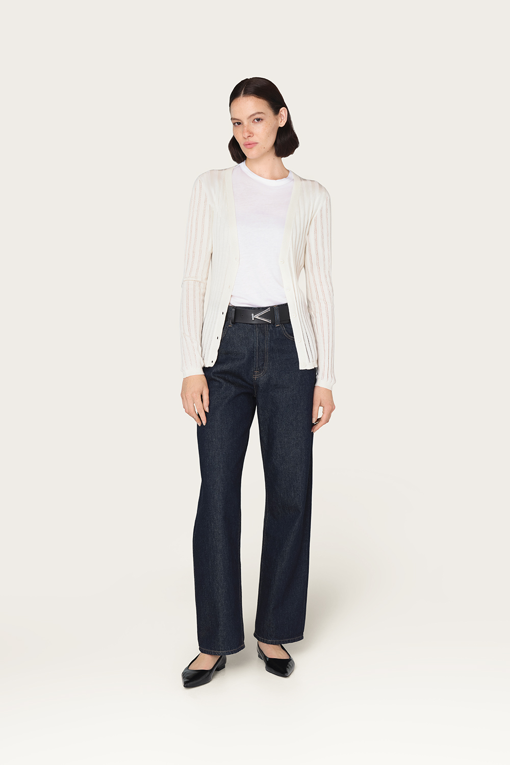 Ivory Cashmere Cardigan - Stylish and Soft - Aman Essentials