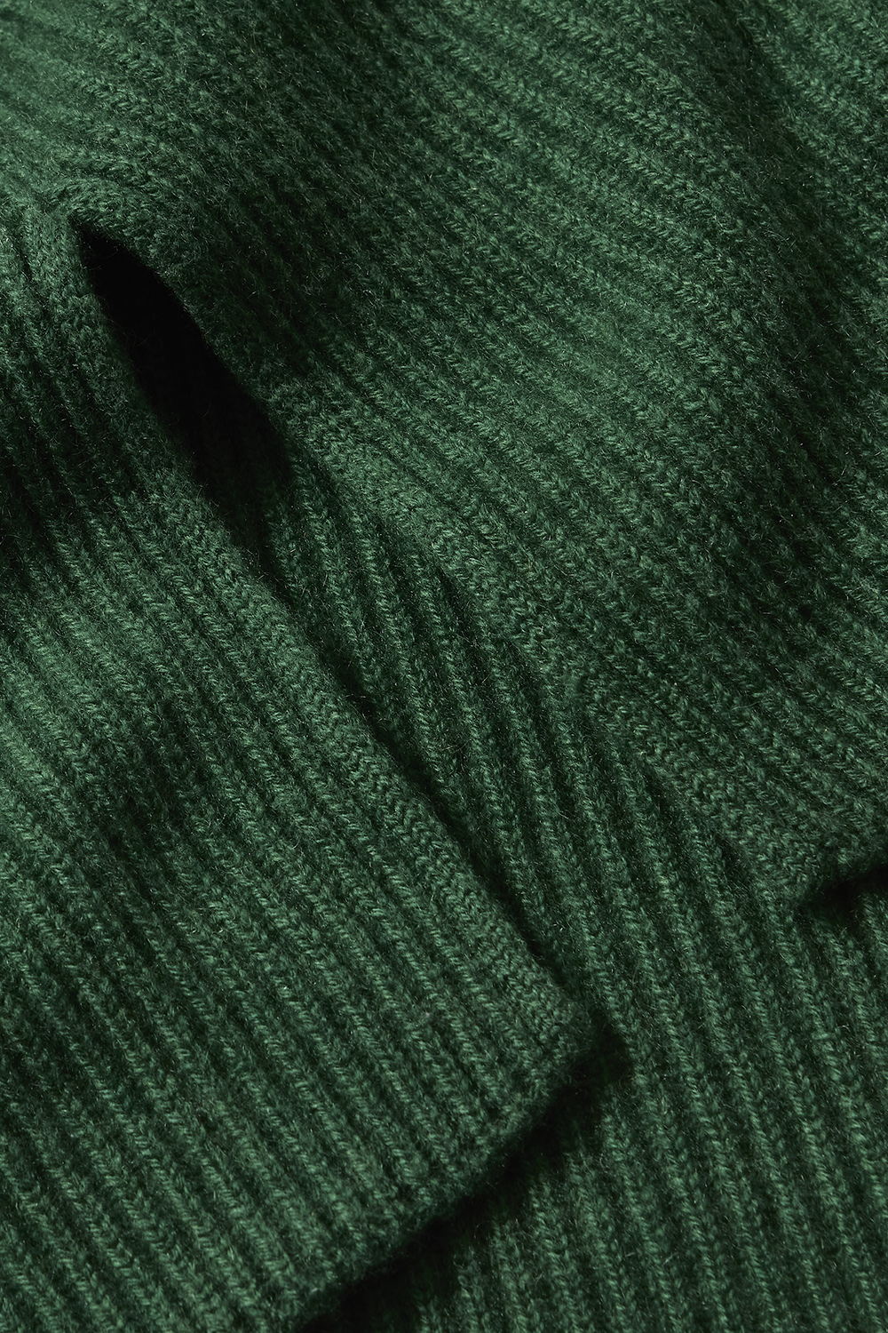 Cashmere Tunic Sweater - Bottle Green - Aman Essentials