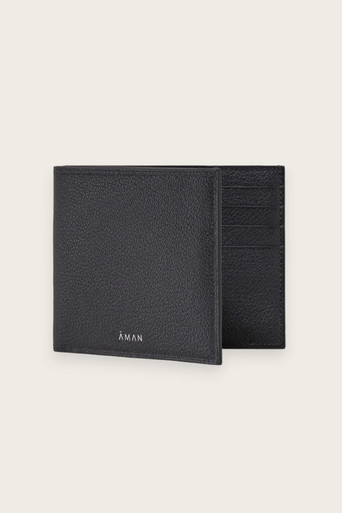 ★lemasque★ Dot Mini Wallet Billfold Card Wallet Black L089 AMAN_BillfoldWallet_Black_0183