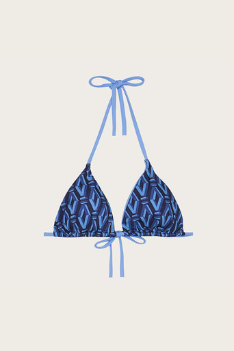 ★EMPORIO ARMANI★ Women Embo Wave Lip Bikini Set Blue 08251 Emporio Armani Bikini | Brazilian bikini set | Budwals