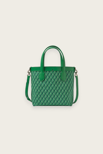 Green Mini Tote Bag - Luxury Monogram Tote - Aman Essentials