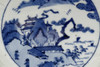 Old Imari - Antique Japanese Blue and White Porcelain Plate in Edo Era #2670