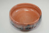 aka raku hira chawan - Japanese Pottery Tea Bowl by Shoraku w/box #2732