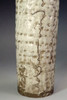 Otagaki Rengatsu poem carved pottery flower vase #3058