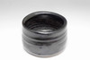 Tsukigata Nahiko 'kuro chawan' mat black glazed tea bowl #3123