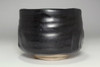Tsukigata Nahiko 'kuro chawan' mat black glazed tea bowl #3123