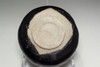 Tsukigata Nahiko 'kuro chawan' mat black glazed tea bowl #3123