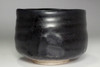 Tsukigata Nahiko 'kuro chawan' mat black glazed tea bowl #3123