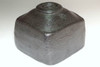 Kuro raku chawan Mukiguri / Black Japanese matcha tea bowl by Shoraku #3178