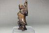 Fine antique rosewood monk carving Statue #3249
