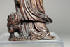 Fine antique rosewood monk carving Statue #3249