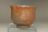 Fujiwara Yu (1932-2001) 'guinomi' bizen pottery cup #3359
