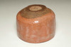 Raku 9th Ryonyu (1756-1834) small aka-raku tea bowl #3388