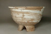 Brush marked pottery tea bowl #3453