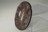 Tsuba - Antique Japanese iron samurai sword guard #3456