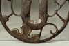 Tsuba - Antique Japanese samurai sword guard #3459