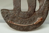Tsuba - Antique Japanese inlaid samurai sword guard #3461