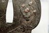 Tsuba - Inlaid iron samurai sword guard #3519