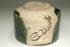 Kitaoji Rosanjin (1883-1959) Vintage Oribe ware tea bowl #3537