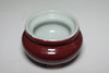 Chinese small cinnabar tripod incense burner #3627