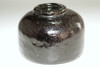 7th Raku - Chonyu (1714-1770) Kuro-raku tea bowl #3636