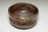 Antique metallic glazed raku tea bowl in Dojyoji ware #3731