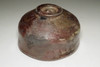 Antique metallic glazed raku tea bowl in Dojyoji ware #3731