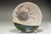 Kitaoji Rosanjin (1883-1959) Pottery plate in oribe ware #3780