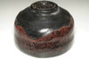 3rd Raku Donyu (Nonko) (1599-1656) Kuro-raku tea bowl #3850