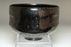 4th Raku Ichinyu (1640-1696) Kuro-raku tea bowl #3929