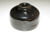 4th Raku Ichinyu (1640-1696) Kuro-raku tea bowl #3929