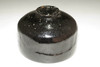 4th Raku Ichinyu (1640-1696) Kuro-raku tea bowl #3929
