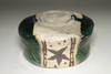 Kato Tokuro (1896-1985) Vintage oribe ware tea bowl #4000