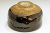 10th Raku Tannyu (1795-1854) Kuro-raku tea bowl #4009