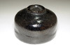 9th Raku - Ryonyu (1756-1834) Antique Kuro-raku tea bowl #4031