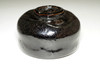 Antique small kuro-raku tea bowl #4054