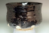 Kato Tokuro (1896-1985) Seto-guro tea bowl "Kokeshimizu" #4082